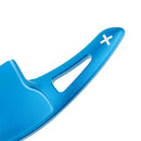 Steering Wheel Paddle Shifter Extension For Ford Explorer 13-19 Aluminium Blue