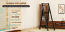 Foldable Drying Rack with Non-slip 4 Step Ladder 330lb Clothing Shoes Drying