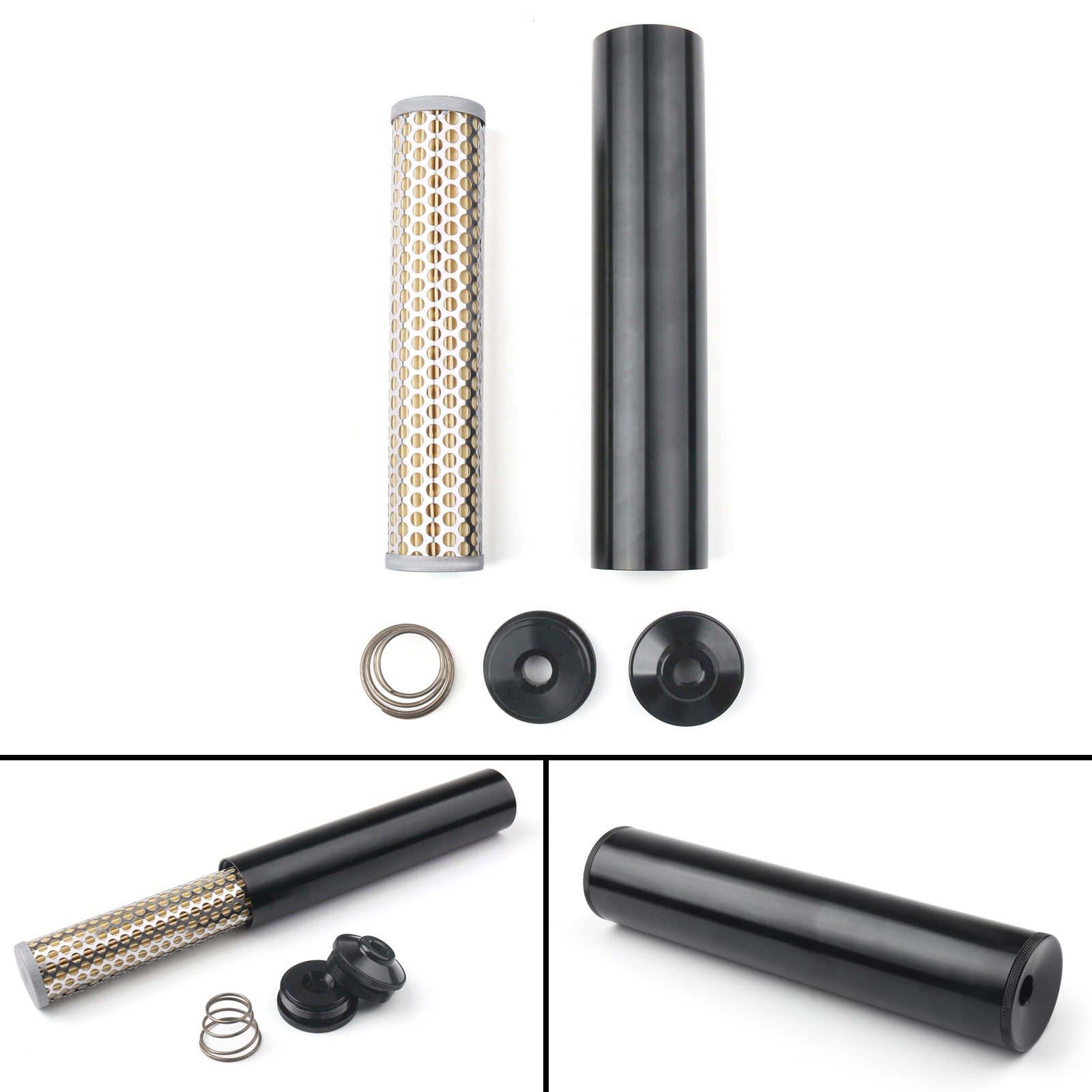 New Billet Aluminum Low Profile Napa 4003 Wix 24003 Fuel Filter 1/2-28