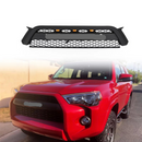 2010-2013 4Runner TO1200367 Matte Black W/Letter TRD Pro Style Front Bumper Grille Grill With Amber LED Lights Generic