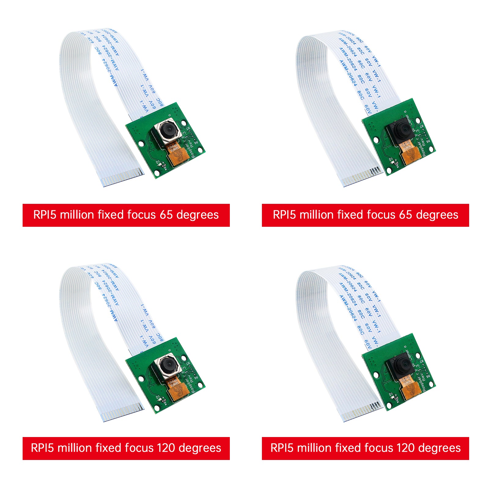 Raspberry Pi 4B Camera 5 Million OV5647 HD Camera Module Fixed Focus/A