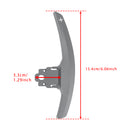 Paddle Shifter Extension For BMW F Series F30 F31 F32 F10 X3 X5 Aluminium Grey