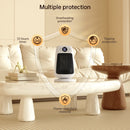 Space Heater with Adjustable Thermostat 1500W PTC Ceramics Desktop Heater touch screen with remote control