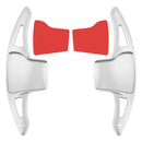 Steering Wheel Paddle Shifter Extension For Ford Explorer 13-19 Aluminium Silver