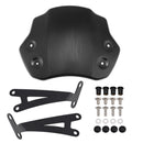 Motorcycle Windshield WindScreen fit for SCRAMBLER 400 X 2024-2025 Black