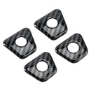 Carbon Fiber Inner Door Bolt Lock Down Frame Trim For BMW 5 Series G30 18-22