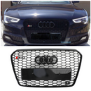 Audi A5 S5 B8.5 2013-2016 RS5 Style Honeycomb Hex Mesh Front Bumper Grille