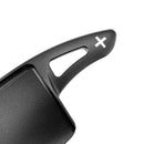 Steering Wheel Paddle Shifter Extension For Ford Explorer 13-19 Aluminium Black