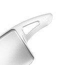 Steering Wheel Paddle Shifter Extension For Ford Explorer 13-19 Aluminium Silver