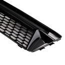 2PCS Fog Light Cover Grille Grill Fit AUDI A4 B9 S-Line S4 2016-2018