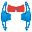 Steering Wheel Paddle Shifter Extension For Ford Explorer 13-19 Aluminium Blue