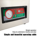 DZ-260C Commercial Vacuum Food Packaging Machine 120W Chamber Digital Sealer