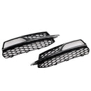 Front Lower Bumper Fog Light Cover Grill Fit AUDI A3 S3 S-Line 2013-2016