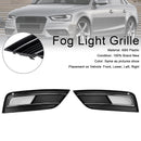 S4 Style Fog Light Cover Grille Fit Audi A4 B8.5 2013-2015 Standard Bumper