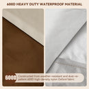 600D Sofa Covers Waterproof Patio Furniture Cover for Outdoor Couch Cover