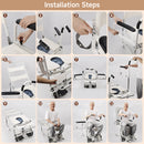 Patient Chair Hydraulic Transferred Lift Wheelchair Reclining transfer bed With potty