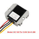 DC-DC 12V-13.8V 3A 41.4W Step Up Power Supply Converter Regulator Waterproof