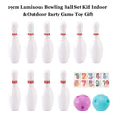 19cm Luminous Bowling Ball Set Kid Indoor & Outdoor Party Game Toy Gift