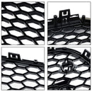 2012 2013 2014 2015 Audi A6 C7 S6 RS6 Style Honeycomb Front Bumper Grille Grill Generic