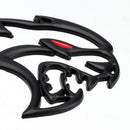 2x Hellcat Fender Side Emblem Badge Decal for SRT Hellcat Black