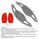 Steering Wheel Paddle Shifter Extension For Audi RS5 RS3 TT RS Aluminium