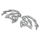 2x Hellcat Fender Side Emblem Badge Decal for SRT Hellcat Black