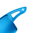 Steering Wheel Paddle Shifter Extension For Ford Explorer 13-19 Aluminium Blue