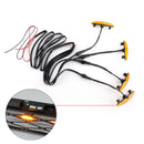 Toyota 4Runner 2014-2023 TRD Pro 4PCS Plastic Car Grille LED Lights Light