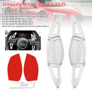 Steering Wheel Paddle Shifter Extension For Audi RS5 RS3 TT RS Aluminium Silver