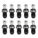 10Pcs CAT40 45° Pull Stud Retention Knob Fits For Any Haas CAT40 CNC Silver