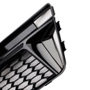 2PCS Fog Light Cover Grille Grill Fit AUDI A4 B9 S-Line S4 2016-2018