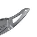 Steering Wheel Paddle Shifter Extension For Audi RS5 RS3 TT RS Aluminium Grey