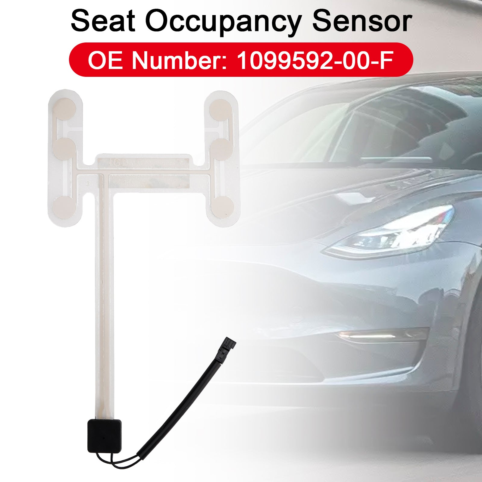 2018-2022 TESLA 3 Y DRIVER SEAT OCCUPANCY SENSOR 1099592-00-D 5736 B142