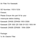 Air Filter Cleaner For Kawasaki ZX400G Ninja ZX-4 ZZR400 ZZR500 ZZR600 1993-2006 Generic