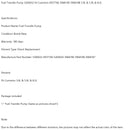 Fuel Transfer Pump 5260632 fit Cummins 4937766 3968190 3968188 3.9L & 5.9L& 8.3L Generic