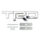 Silver TRD Grille Badge Emblem for Tacoma Tundra 4Runner