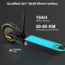10" MAX Electric Scooter With Seat 500W 10AH Long-Range Battery 60 KM Commute