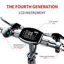 2000W Power Electric Scooter for adult With Seat LCD Display Screen Cruise Dual drive 12" tires