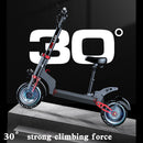 2000W 21ah off-road alloy electric scooter for adult, With large display screen, constant speed cruise Dual drive 12" tires