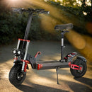 2000W 21ah off-road alloy electric scooter for adult, With large display screen, constant speed cruise Dual drive 12" tires