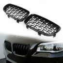 Front Grille Fit BMW 1 Series E81 E87 E82 E88 128i 135i 2008-2012 Black & Chrome Generic