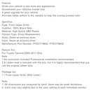 3RD Gen TRD Pro Style Grille with Toyota Letters for Tacoma (2005-06-07-08-09-10-2011)