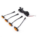 2001 2002 2003 2004 Toyota Tacoma TRD PRO Honeycomb Front Bumper Replacement Grill Grille With Amber Lights + Toyota Letter