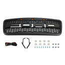 2004-2008 F150 Ford Raptor Style Black Front Mesh Hood Grill Grille With LED Lights Generic