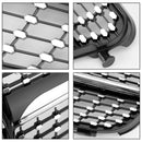 Diamond Front Bumper Grille Grill Fit C-Class Benz W204 C300 C350 2008-2014