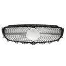W213 E300 E400 2016-2019 Mercedes Benz Diamond Silver Border Front Grill Replacement Grille