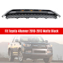 2010-2013 4Runner TO1200367 Matte Black W/Letter TRD Pro Style Front Bumper Grille Grill With Amber LED Lights Generic