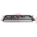 2010-2013 4Runner TO1200367 Matte Black W/Letter TRD Pro Style Front Bumper Grille Grill With Amber LED Lights Generic
