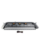 2010-2011-2012-2013 Toyota 4Runner TRD Pro Style ABS Black Front Grill Grille W/Letter & Amber LED Lights Generic