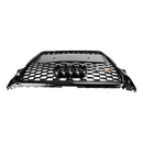 2009-2012 Audi A4/S4 B8 Grill Replacement RS4 Style Honeycomb Sport Mesh Hex Grille Black Generic